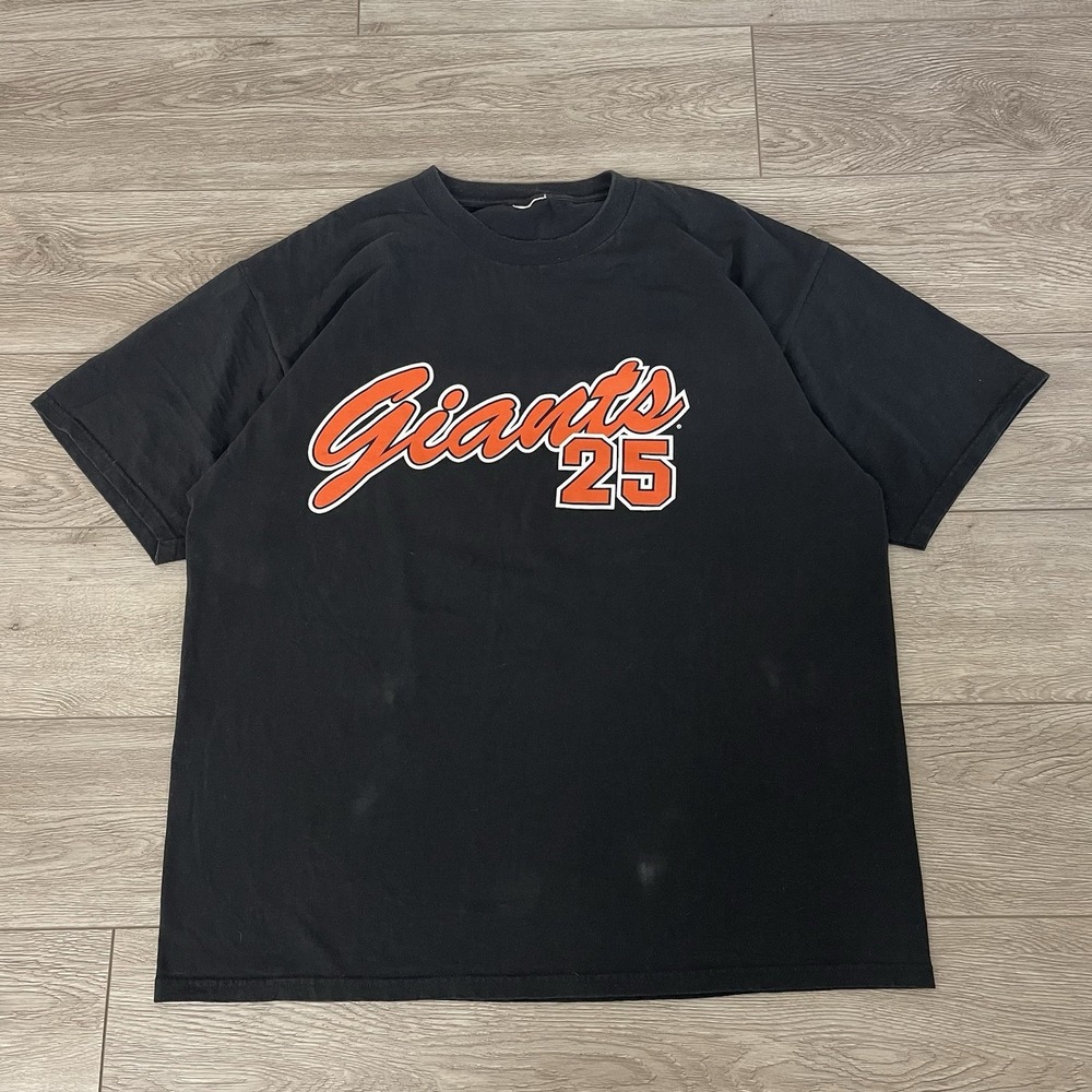 Vintage MLB Barry Bonds San Francisco Giants #25 T-Shirt Size XL 2003